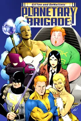 Giffen and Dematteis' Planetary Brigade poster