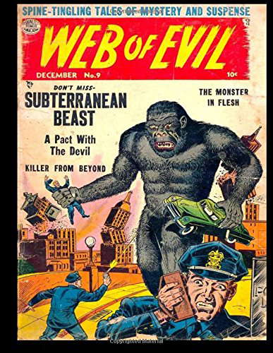 Web Of Evil #9: Golden Age Horror Suspense Comic 1953 poster