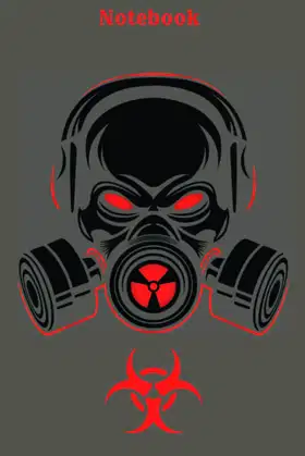 Notebook: Biohazard Notebook: 6x9" with 120 lined pages poster