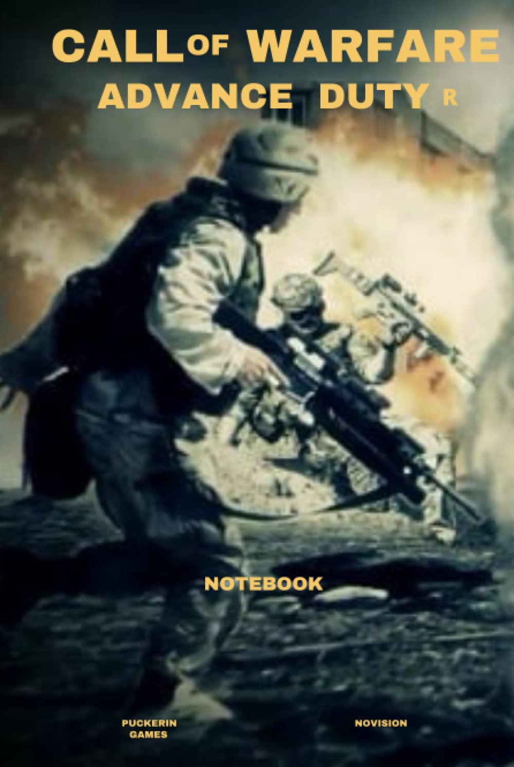 Call of warfare advanced duty Notebook poster