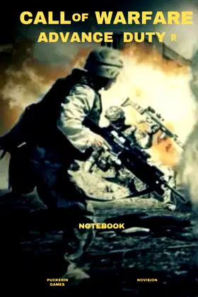 Call of warfare advanced duty Notebook poster