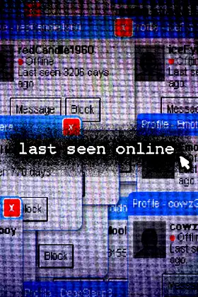 last seen online poster