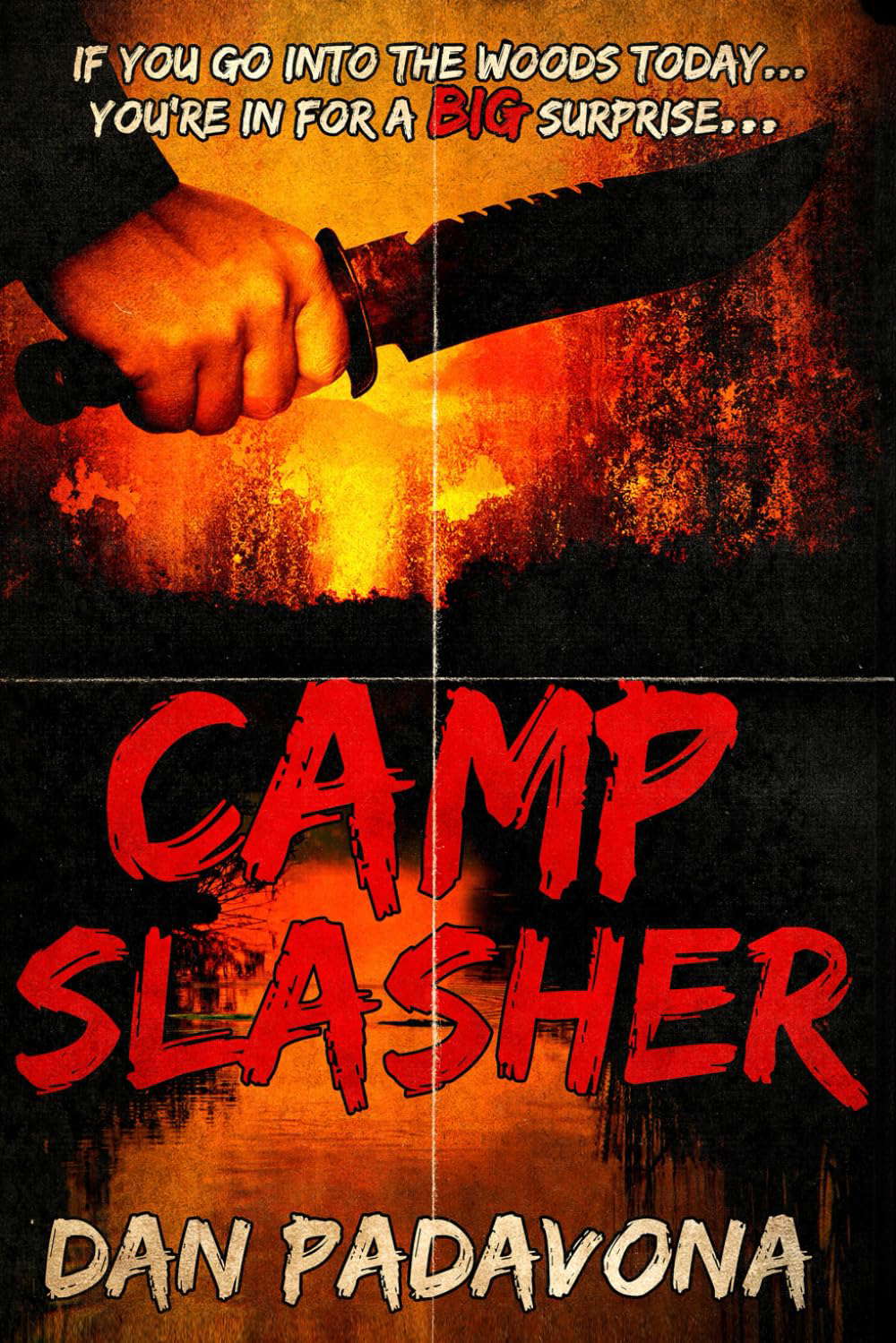 Camp Slasher: A gory dark horror novel poster