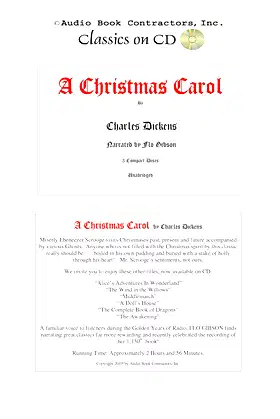 A Christmas Carol (Classic Books on CD Collection) [UNABRIDGED] poster
