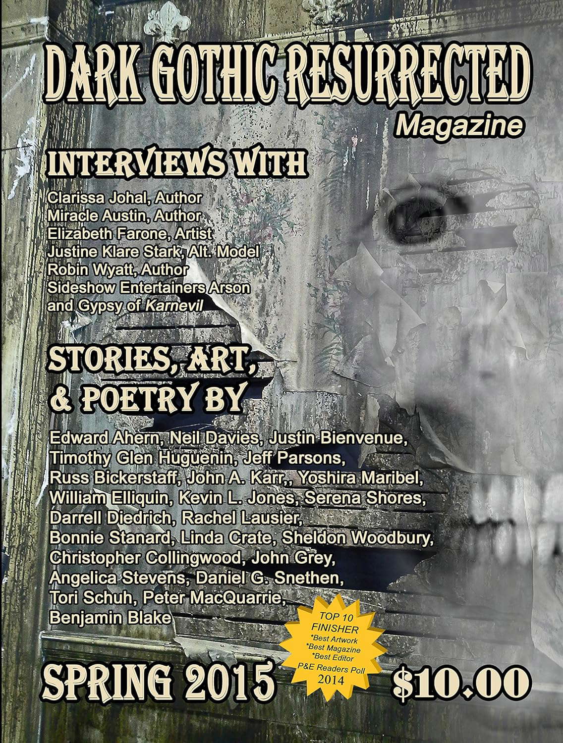 Dark Gothic Resurrected Magazine Spring 2015 poster