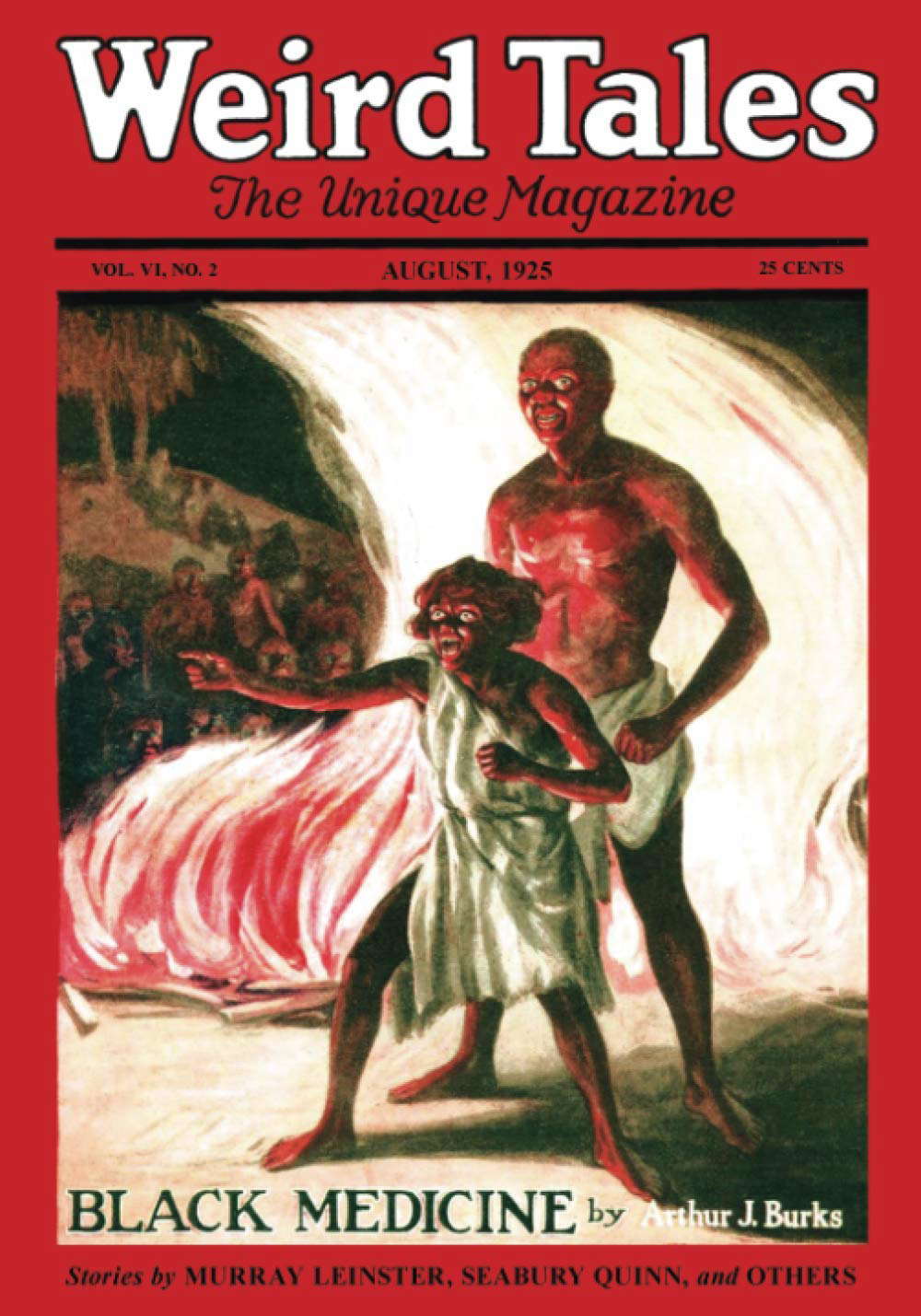 Weird Tales, August 1925: Vol. VI, No. 2 poster
