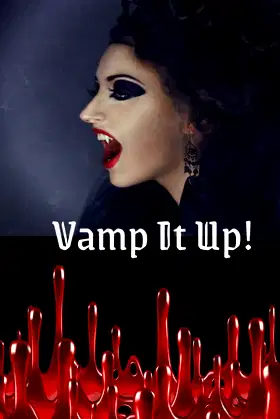 Vamp It Up Notebook: Vampires Gothic themes poster