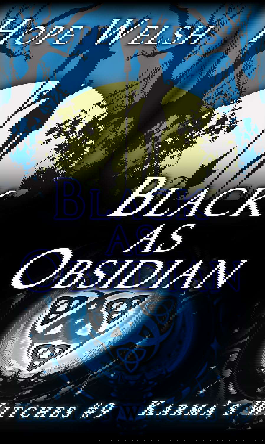 Black as Obsidian (Karma's Witches Book 9) poster