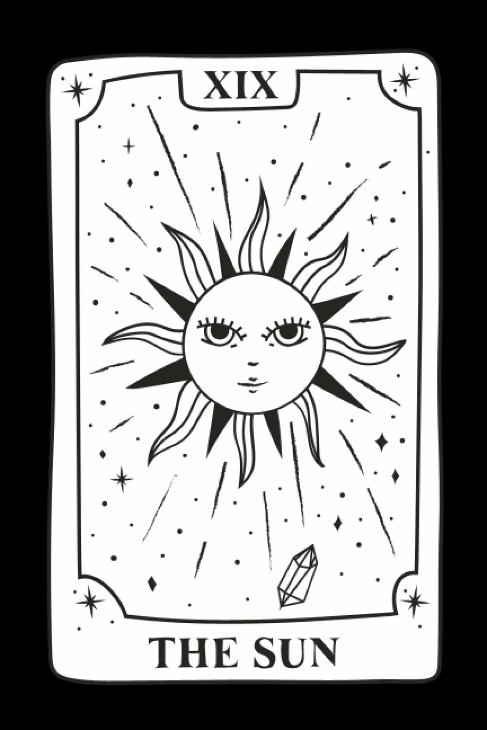 The Sun: The Sun tarot card notebook poster