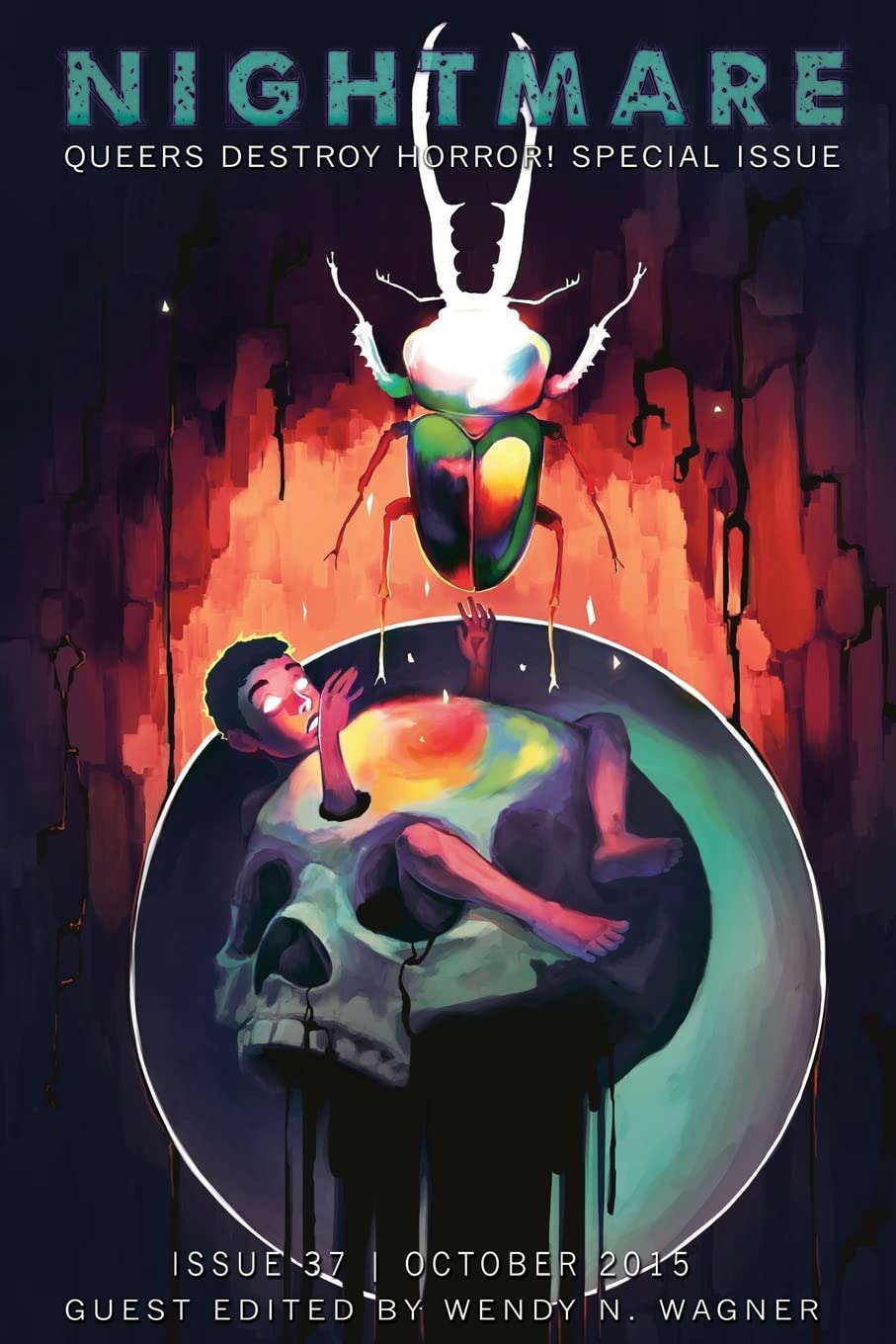 Nightmare Magazine, October 2015 (Queers Destroy Horror! special issue) poster