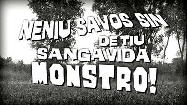 "The Giant Spider" ("La Giganta Araneo") Esperanto Trailer poster