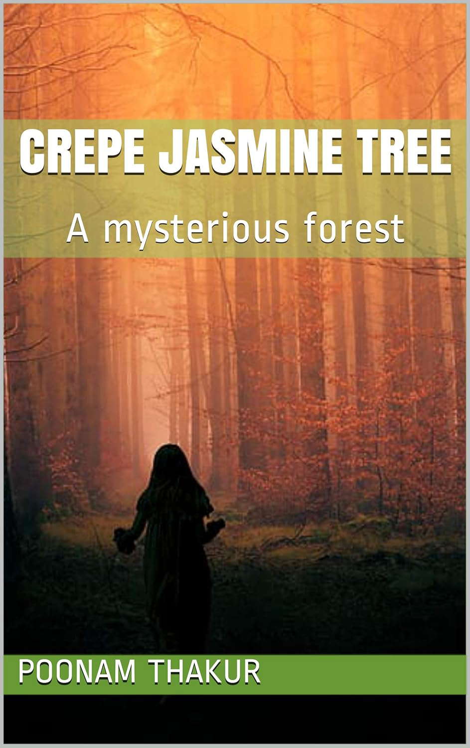 Crepe jasmine tree: A mysterious forest poster
