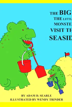 The Big And The Little monster Visit the seaside poster