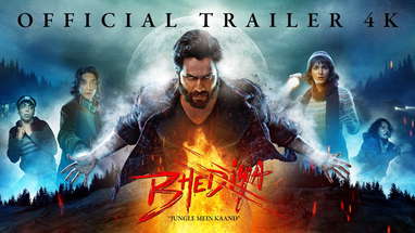 Bhediya: Official Trailer 4K | Varun Dhawan | Kriti Sanon | Dinesh Vijan | Amar Kaushik | 25th Nov poster