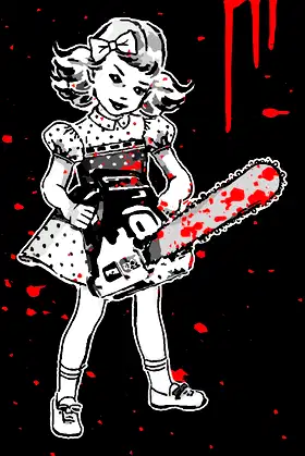 My Sinister Little Chainsaw Girl Journal: Thrill Kill Murder Spree poster