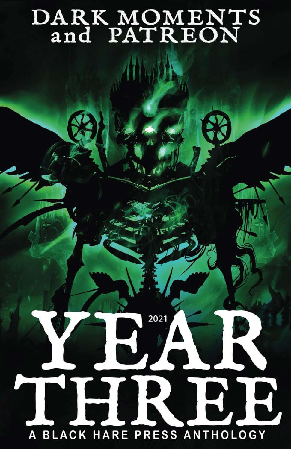 YEAR THREE: Dark Moments and Patreon poster