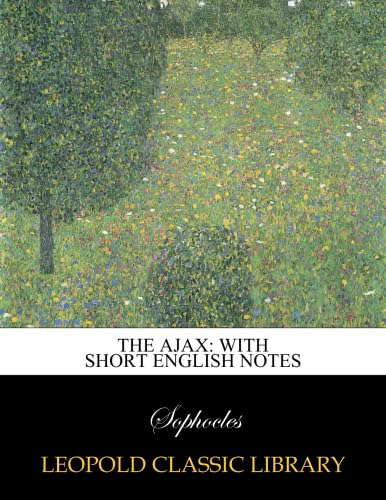 The Ajax: With short English notes poster
