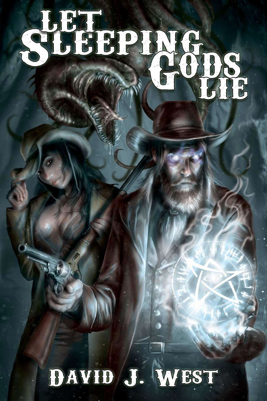 Let Sleeping Gods Lie: A Lovecraftian Gods Horror Story (Cowboys & Cthulhu) poster