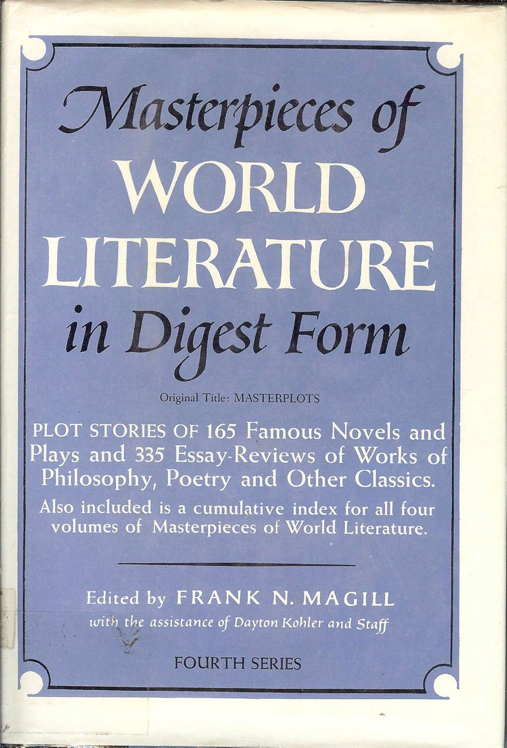 Masterpieces of World Literature in Digest Form, Series 4 poster