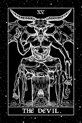 The Devil Shadow Edition: Tarot Card Notebook poster