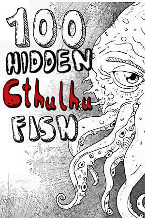 100 hidden Cthulhu fish poster