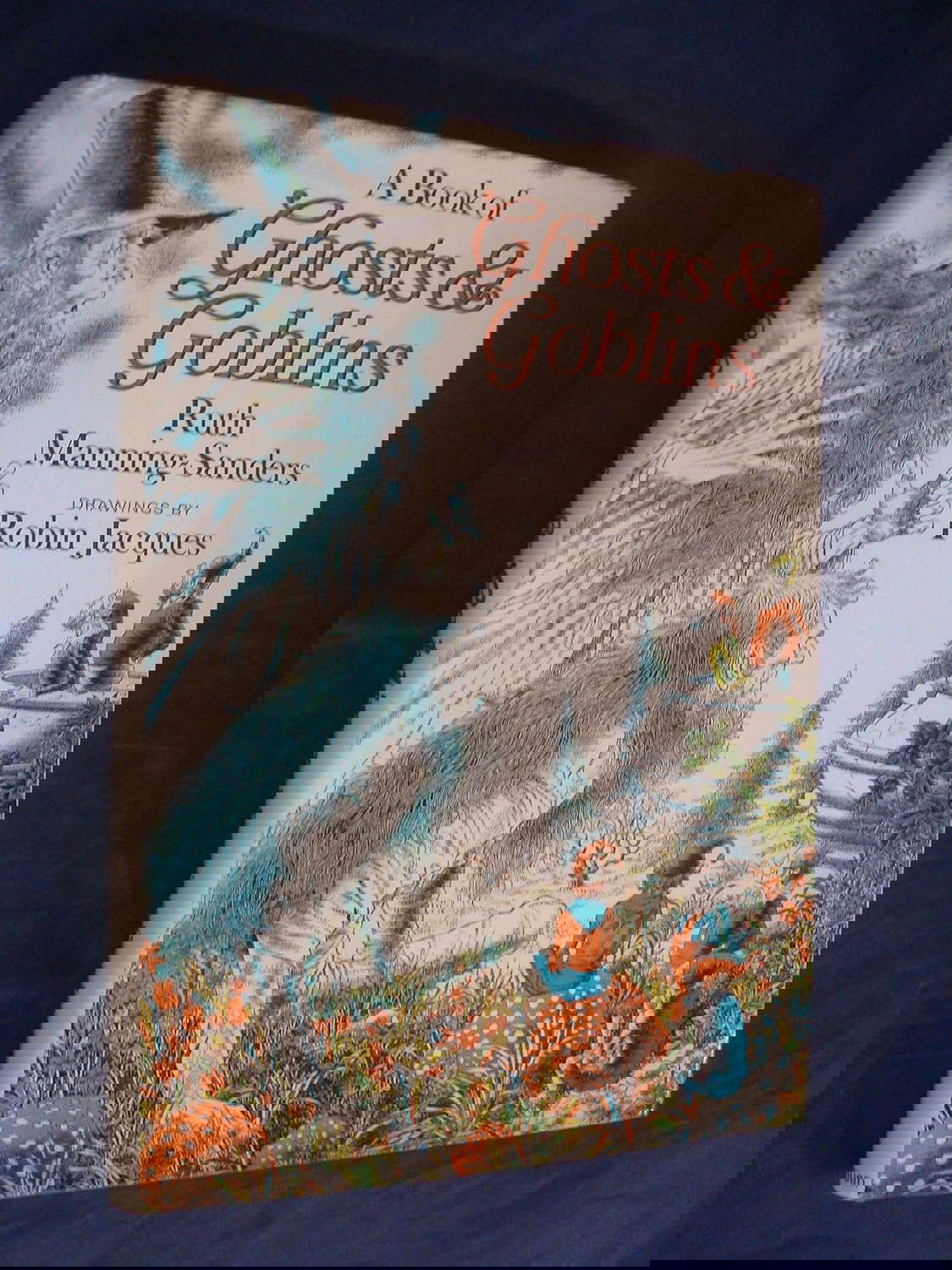 a book of ghosts and goblins poster