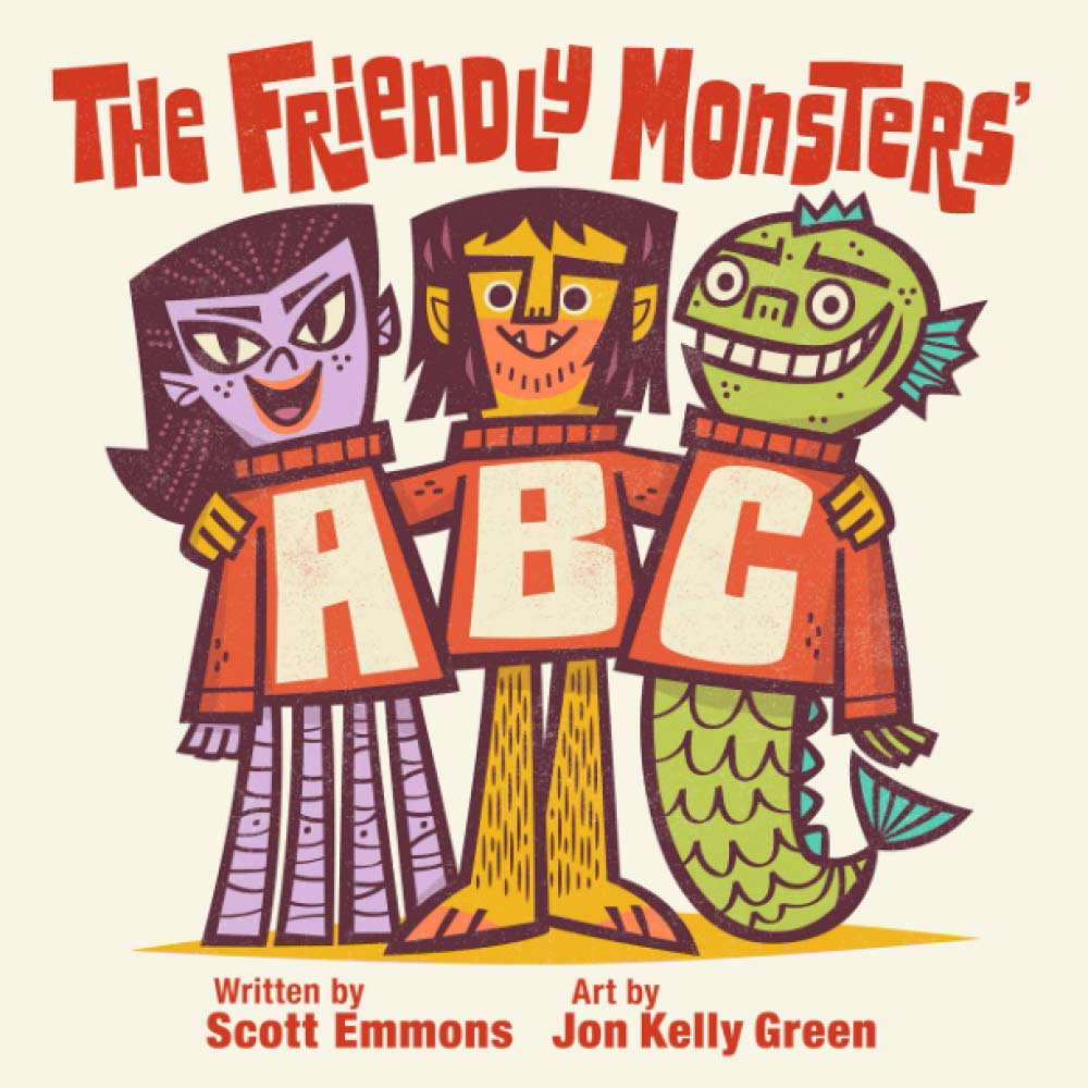 The Friendly Monsters' ABC poster