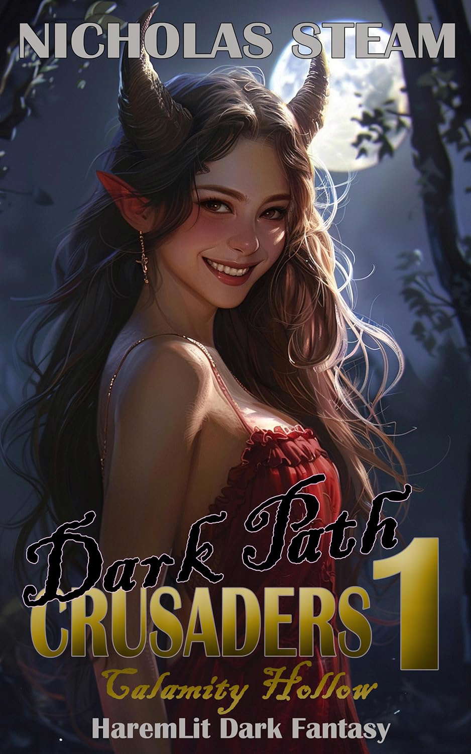 Dark Path Crusaders 1: Calamity Hollow: Haremlit Cultivation Dark Fantasy poster