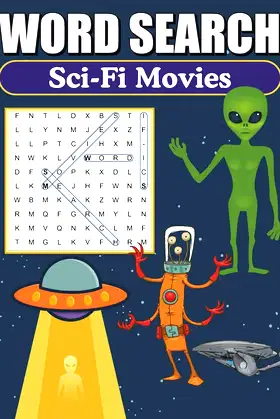 Word Search Sci-Fi Movies: Word Find Book For Adults poster