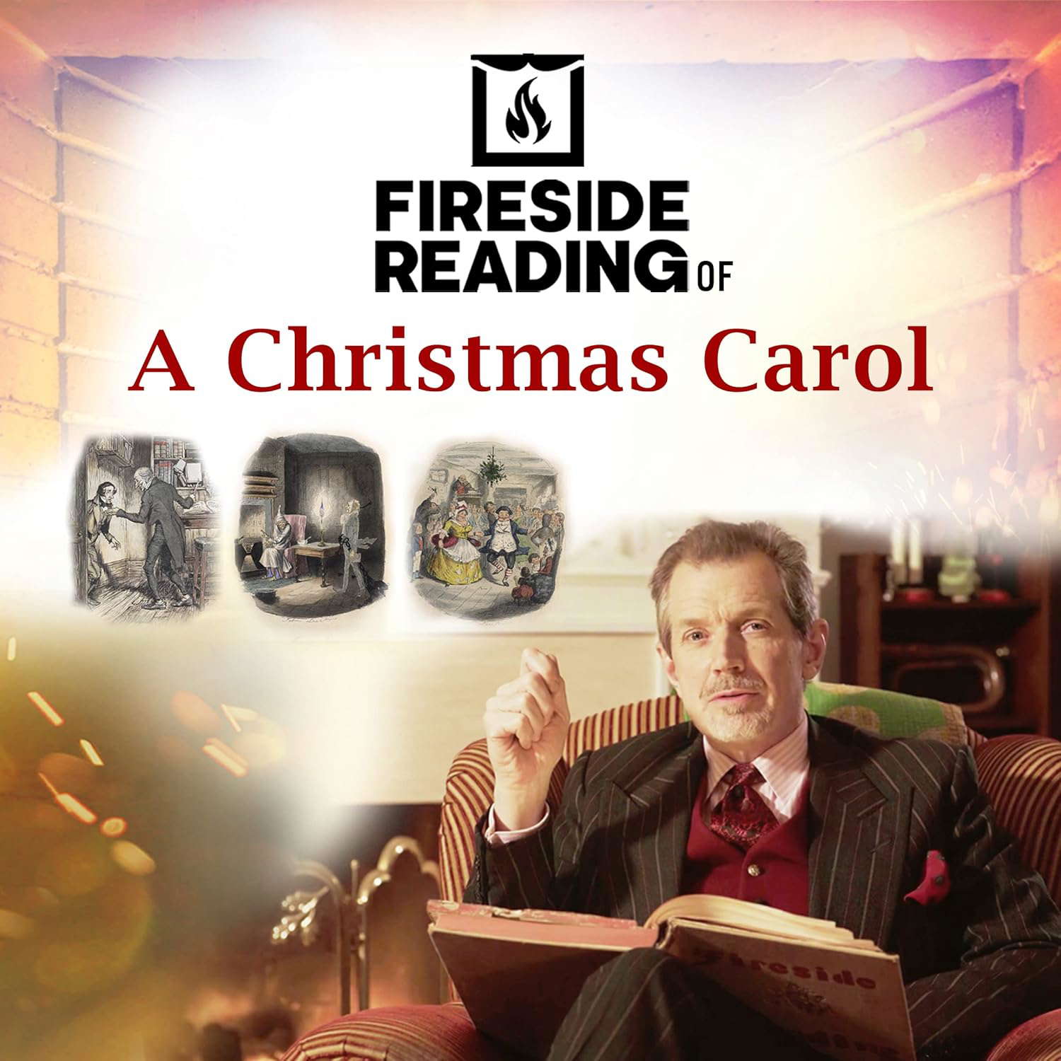 Fireside Reading of A Christmas Carol poster