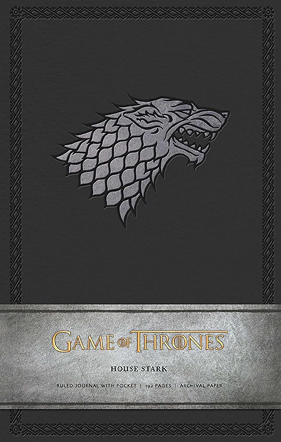 Game of Thrones: House Stark Hardcover Ruled Journal poster