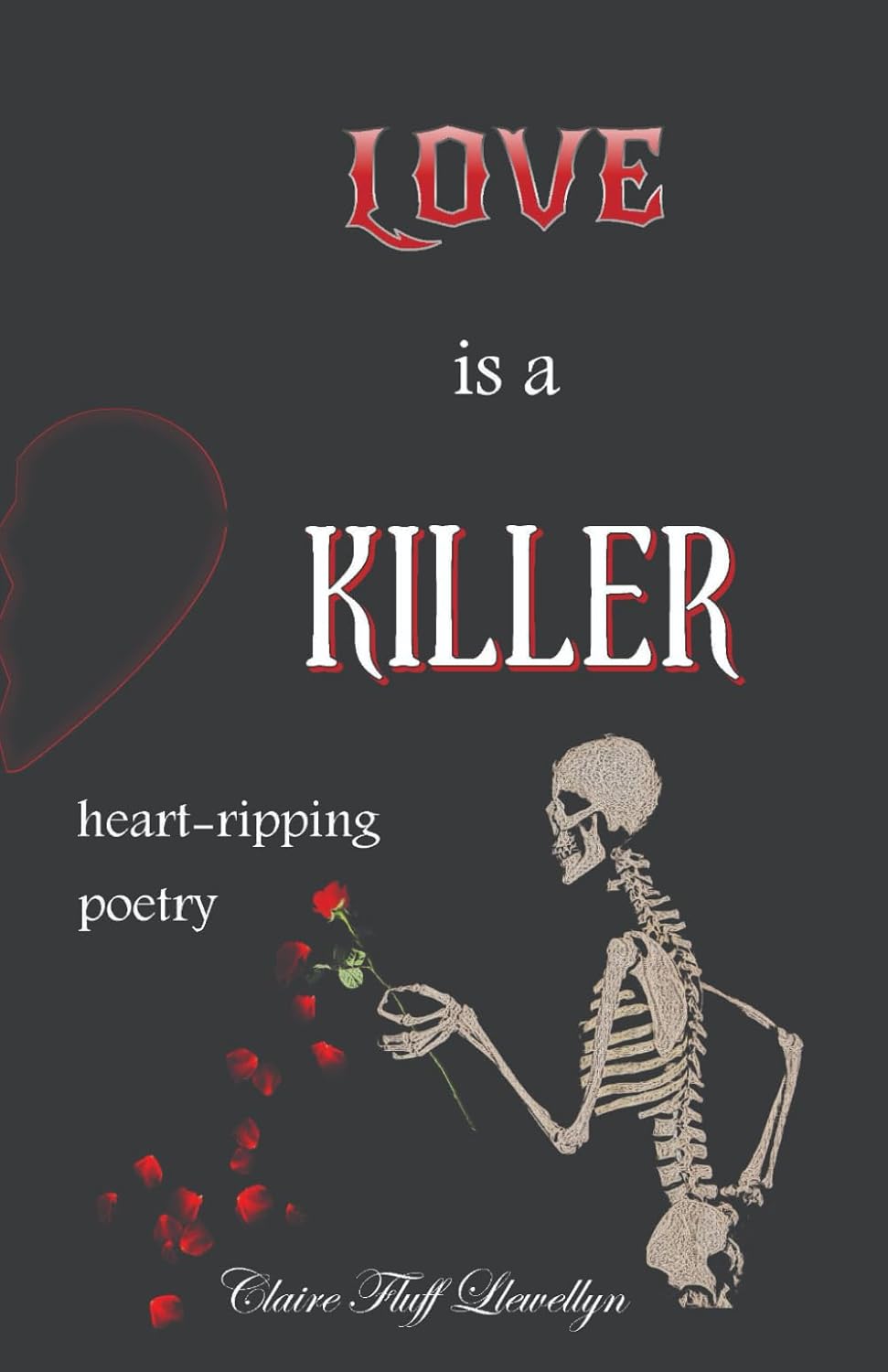 LOVE is a KILLER: heart-ripping poetry poster