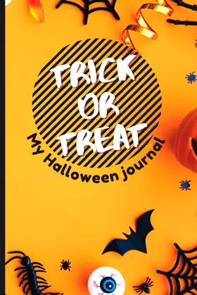 TRICK OR TREAT: My Halloween journal poster