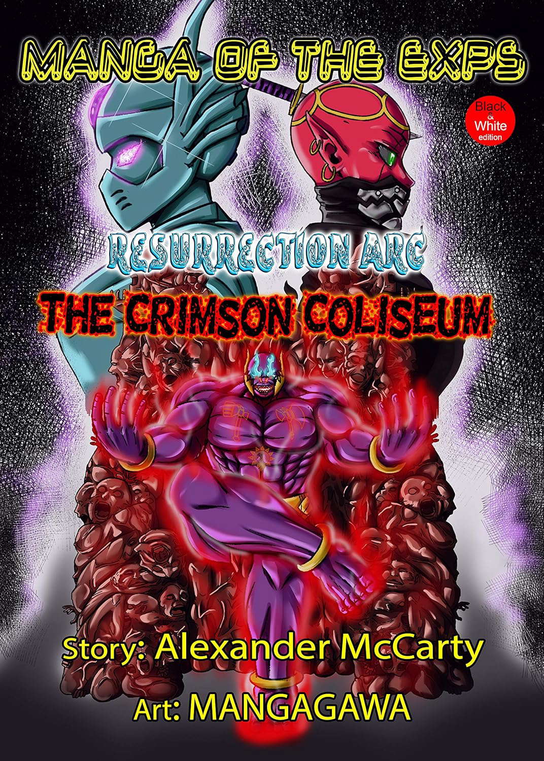Manga of the Exps: The Crimson Coliseum: Black and White edition poster