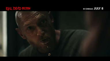 #EvilDeadBurn only in cinemas July 8. poster