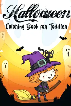 Happy Halloween Coloring Book For Toddler: Easy Fun And Color For Kids poster