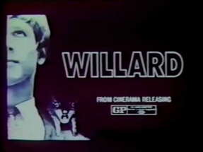 Willard 1971 TV trailer poster
