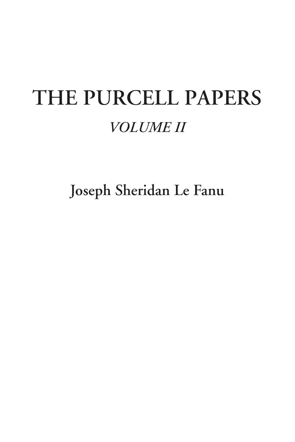 The Purcell Papers, Volume II poster