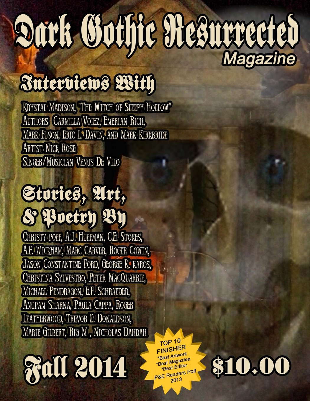 Dark Gothic Resurrected Magazine Fall 2014 poster