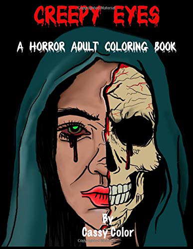 Creepy Eyes: A Horror Adult Coloring Book poster