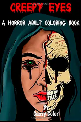 Creepy Eyes: A Horror Adult Coloring Book poster