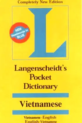 Langenscheidt's Pocket Dictionary: Vietnamese (Pocket Dictionaries) poster