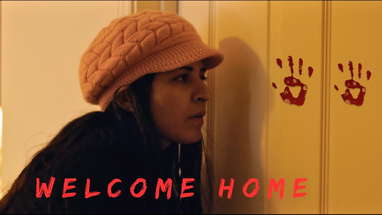 "Welcome Home" HORROR SHORT FILM poster