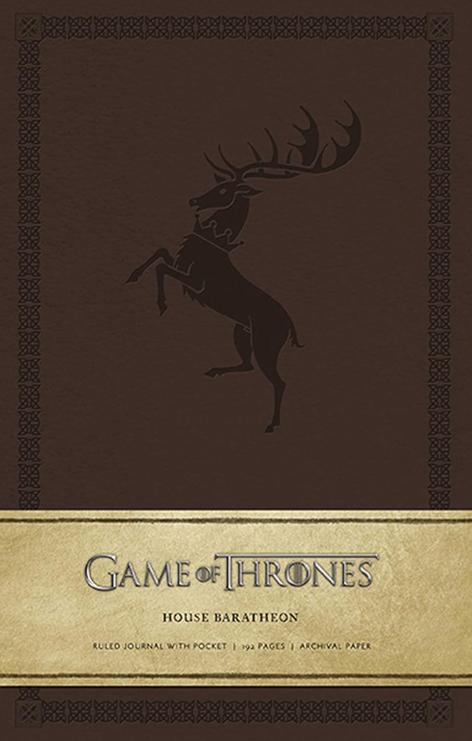 Game of Thrones: House Baratheon Hardcover Ruled Journal (Large) poster