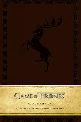 Game of Thrones: House Baratheon Hardcover Ruled Journal (Large) poster