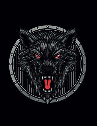 Notebook: College Ruled Composition Notebook / Werewolf Cover poster