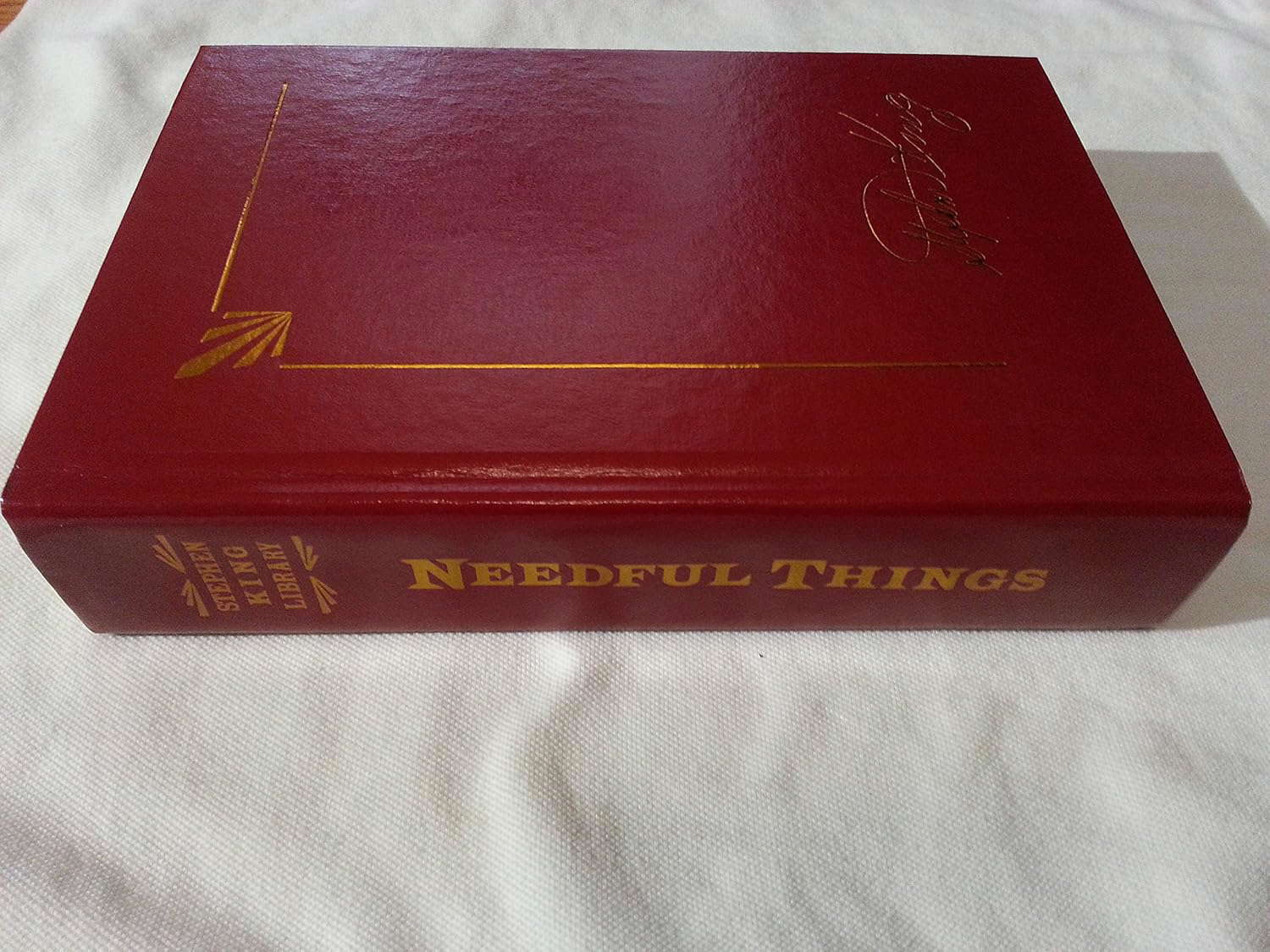 Needful Things (Red Leather Edition; Stephen King Library) poster