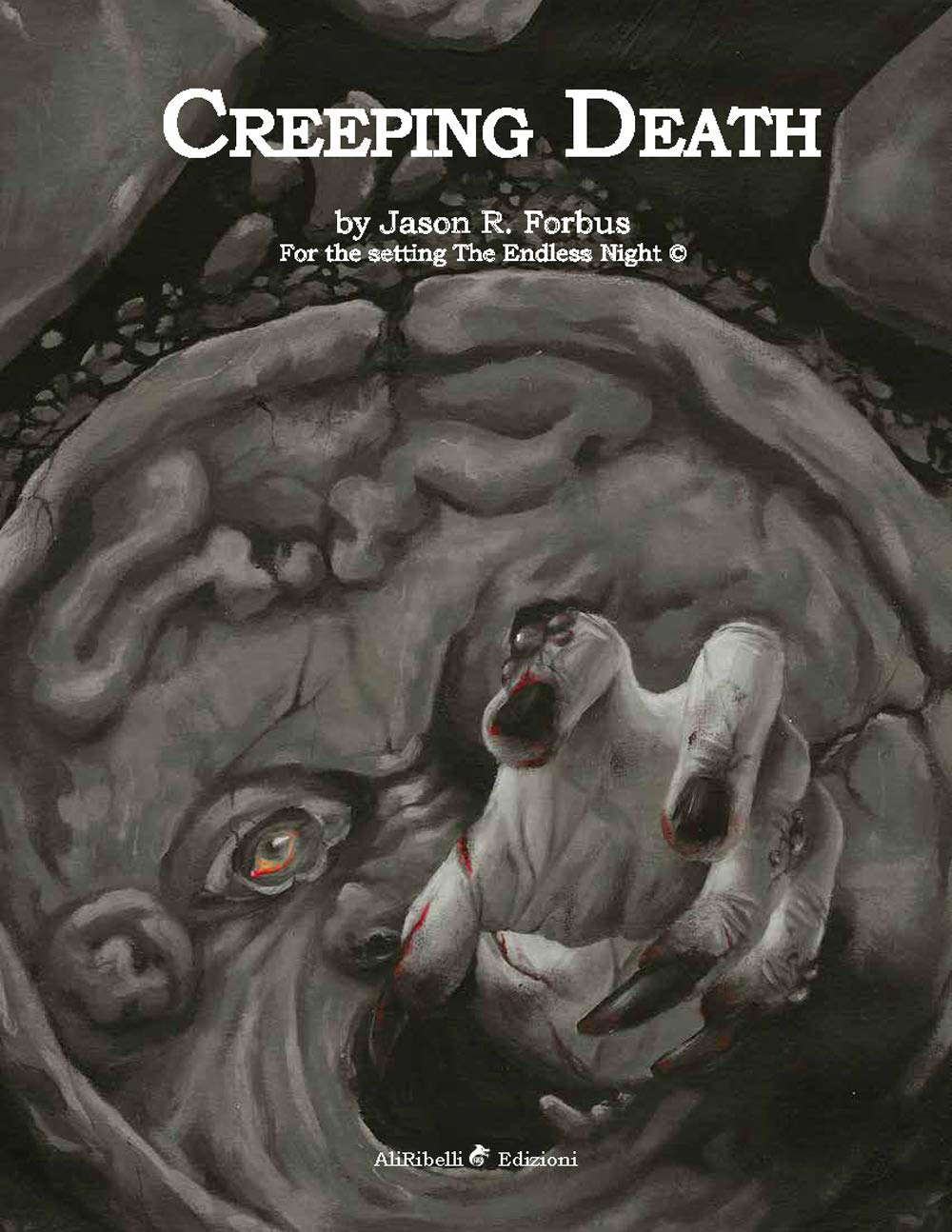 Creeping Death: adventure for setting La Notte Eterna 5e poster