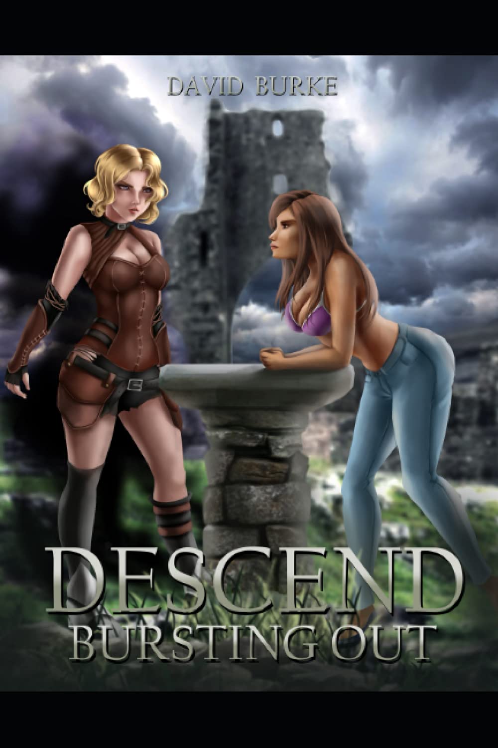 Descend- Bursting Out: A litrpg adventure poster