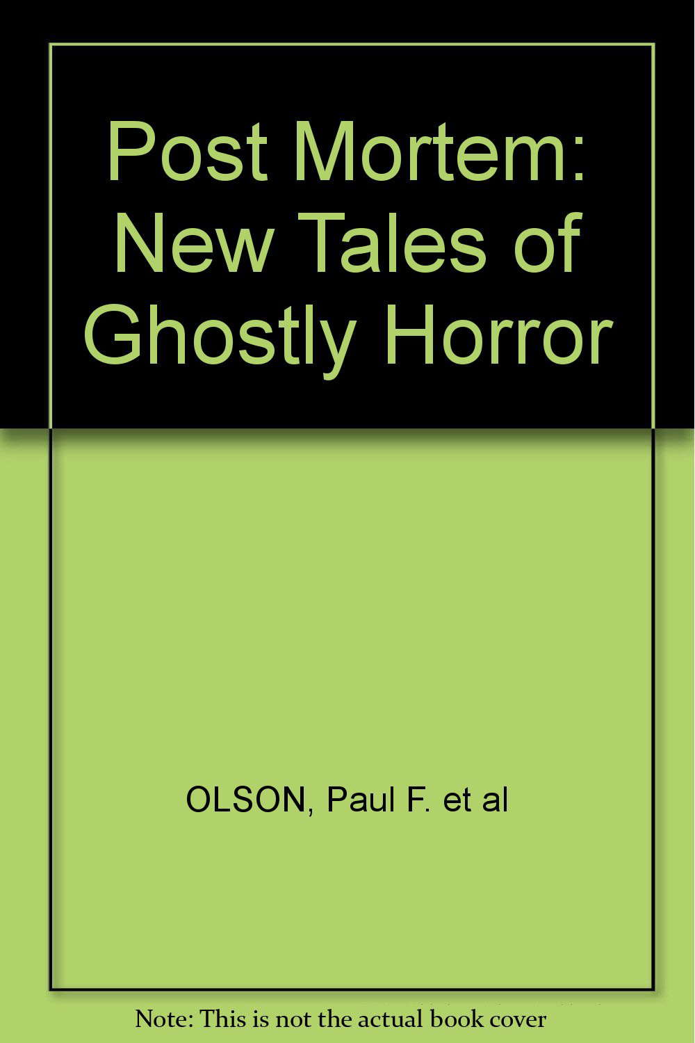 Post Mortem: New Tales of Ghostly Horror poster